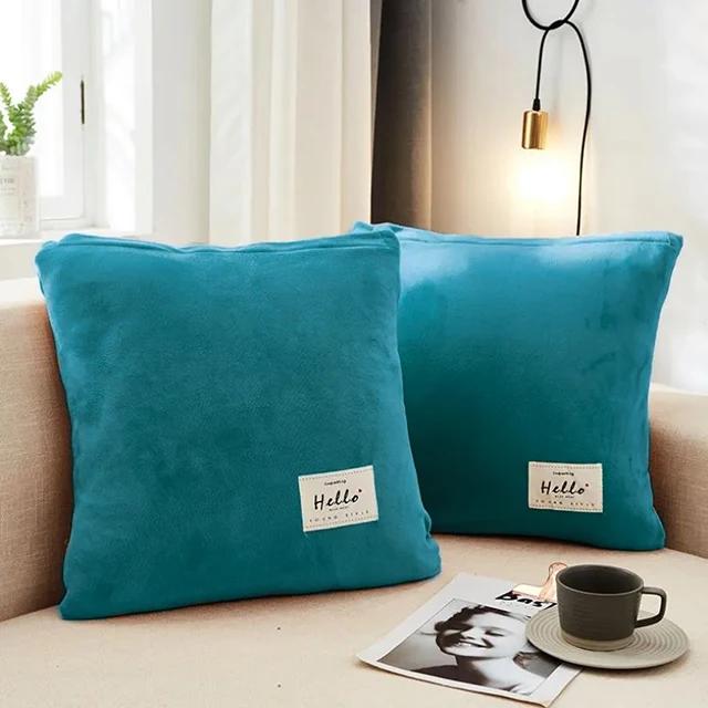 Solid Color Velvet Cushion Cover Candy Color Throw Pillow Case For Sofa Office Party Decor Sofa Pillow Case Home Decor 1PCS 45x45 1pcs 1380₽