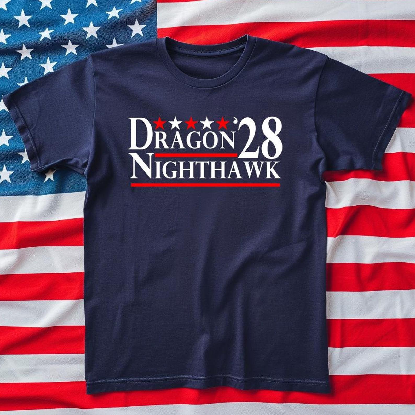Dragon Nighthawk 2028 Election Parody Step Brothers T-Shirt, Unisex 2XL