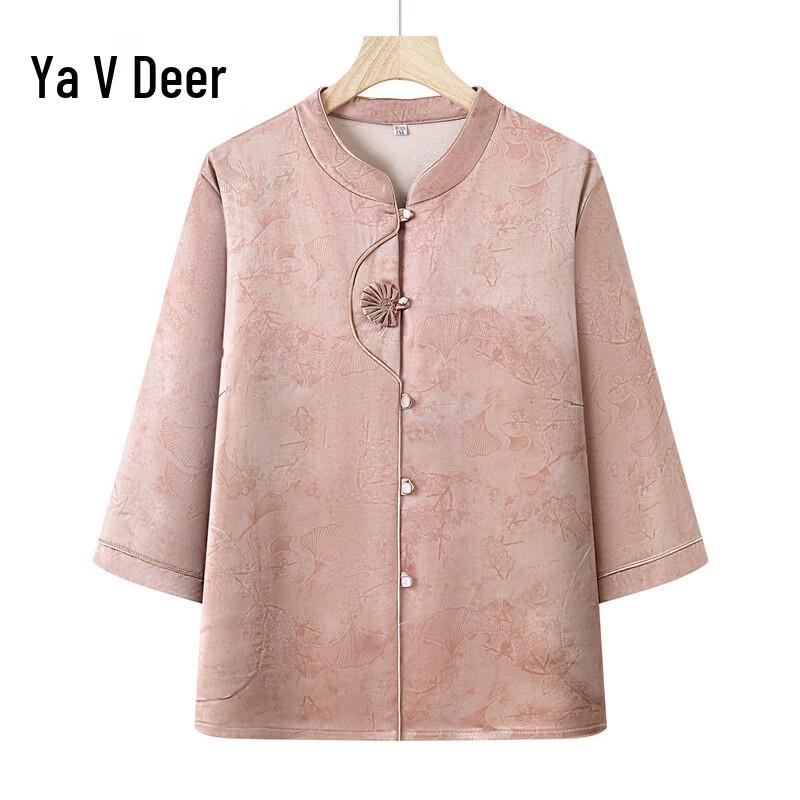 

Женская блузка Yalu с цветочным принтом, рукав 3/4, в новом китайском стиле XL