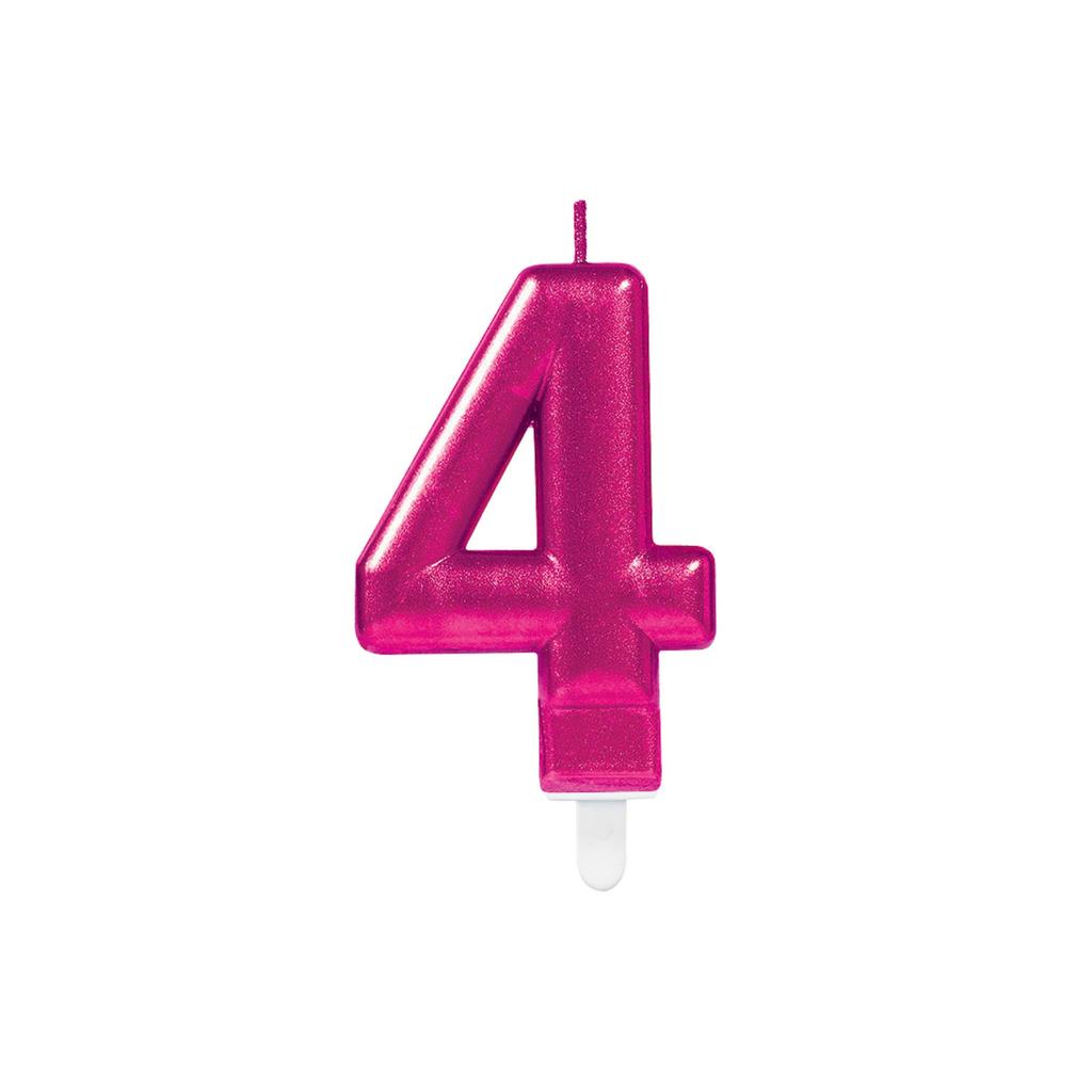 Amscan 4 Metallic Candles