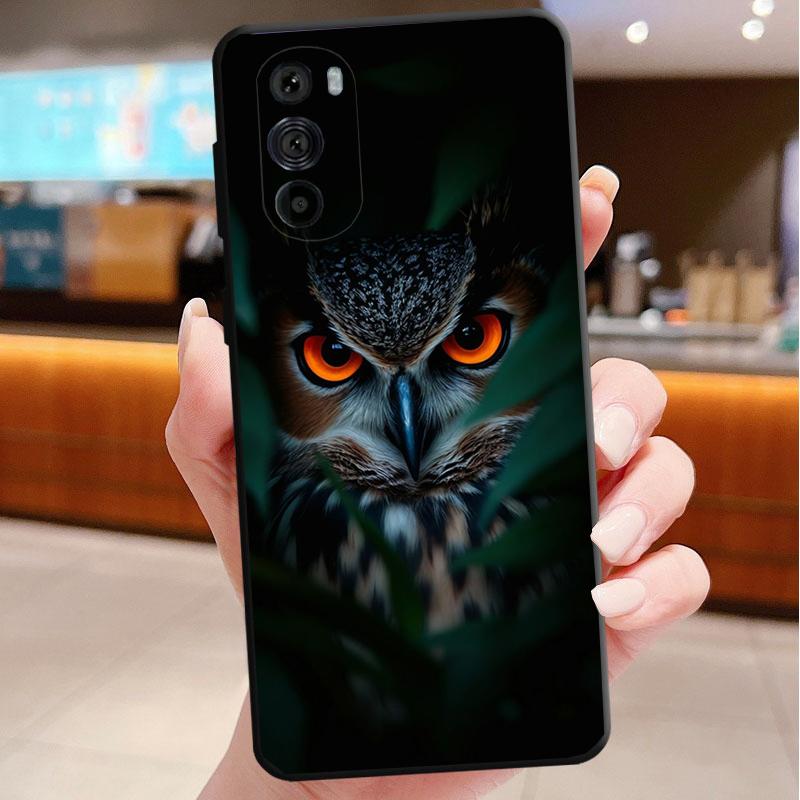 Phone Case For Motorola Edge 50 40 Pro 60 50 40 30 Ultra Neo Fusion Moto G Play G Stylus G Power G Owls Animal