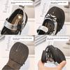 Spring New Fashion Stitching Cute Bow Girls Comfortable Soft Sole Performance Leather Shoes