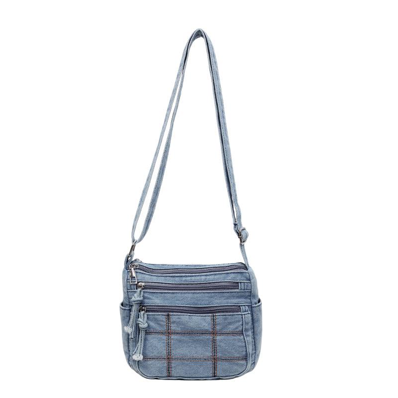Shoulder Bag Women's Crossbody Bag Denim Small Square Bag