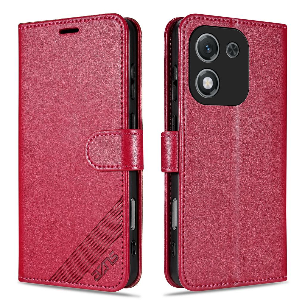 AZNS For Honor X70i Case Anti-Scratch PU Leather Stand Wallet Phone Cover