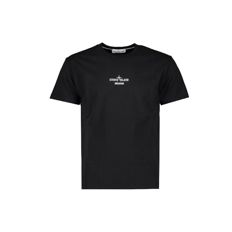 STONE ISLAND Logo Printed Crewneck T-Shirt 75152NS91-V0029