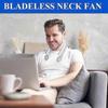 Neck Fan Fluxofan Portable Neck Fan Rechargeable Personal Cooling Fan with Adjustable Speed for Outdoor Activities White Less