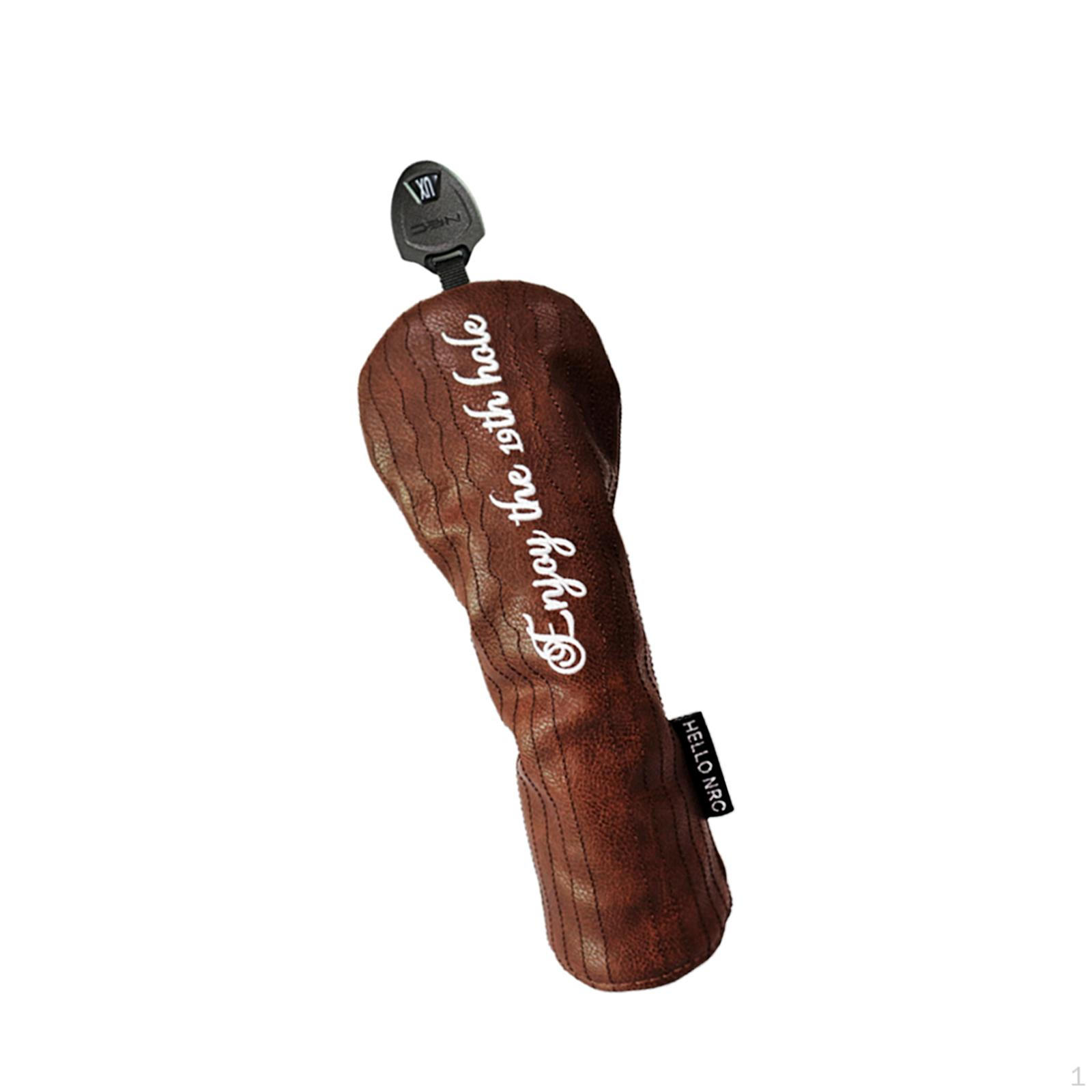 

Чехол для головы клюшки для гольфа с флисовой подкладкой, устойчивый к царапинам, прочный чехол из полиуретана, аксессуары UT