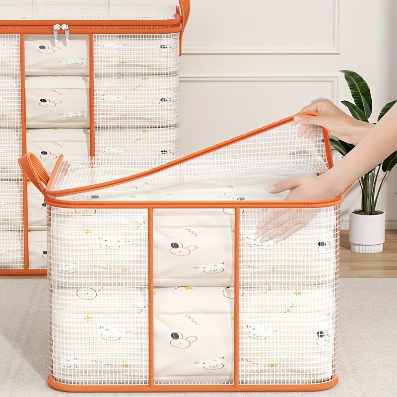 3PCS/SET Extra-Large Clear PVC Storage Bags for Back To School-Resistant, Perfect for Storing Dormitory Clothing