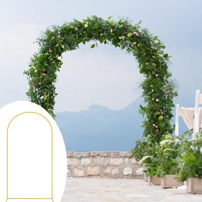 Metal Arch Backdrop Stand Gold Wedding Party Arch Backdrop Door Frame For Birthday Parties Balloon Flower Decorations