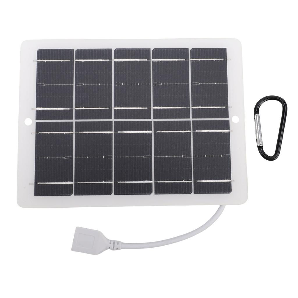 Solar Panel 3W 5V High Efficiency Multi Purpose USB Solar Panel Charger for Mobile Phone Tablet