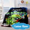 Custom Name Marvin Adventure Blanket bed sofa Blanket Flannel Blanket for Camping, Hiking, Picnic Essentials,gift for Fan family