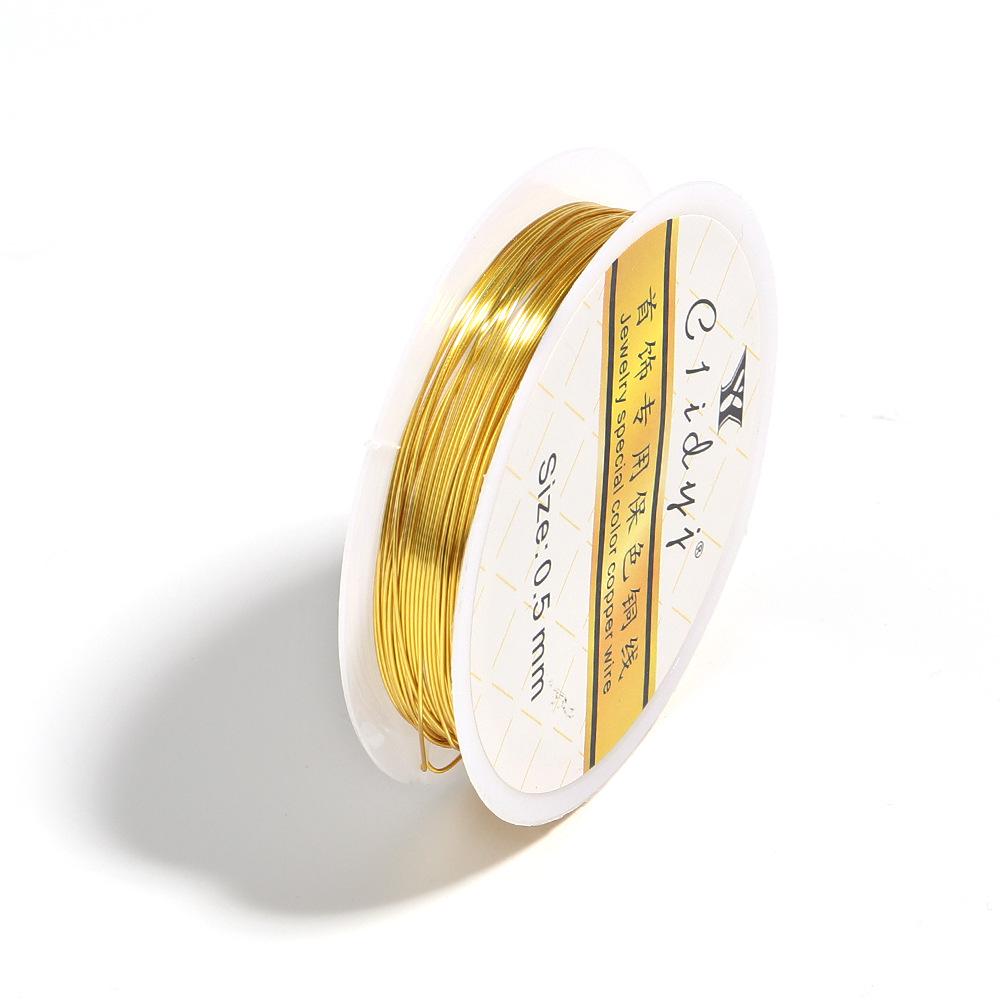 Color-Preserving Anti-Oxidation Copper Jewelry Wire for Handcrafted Beading and Accessories