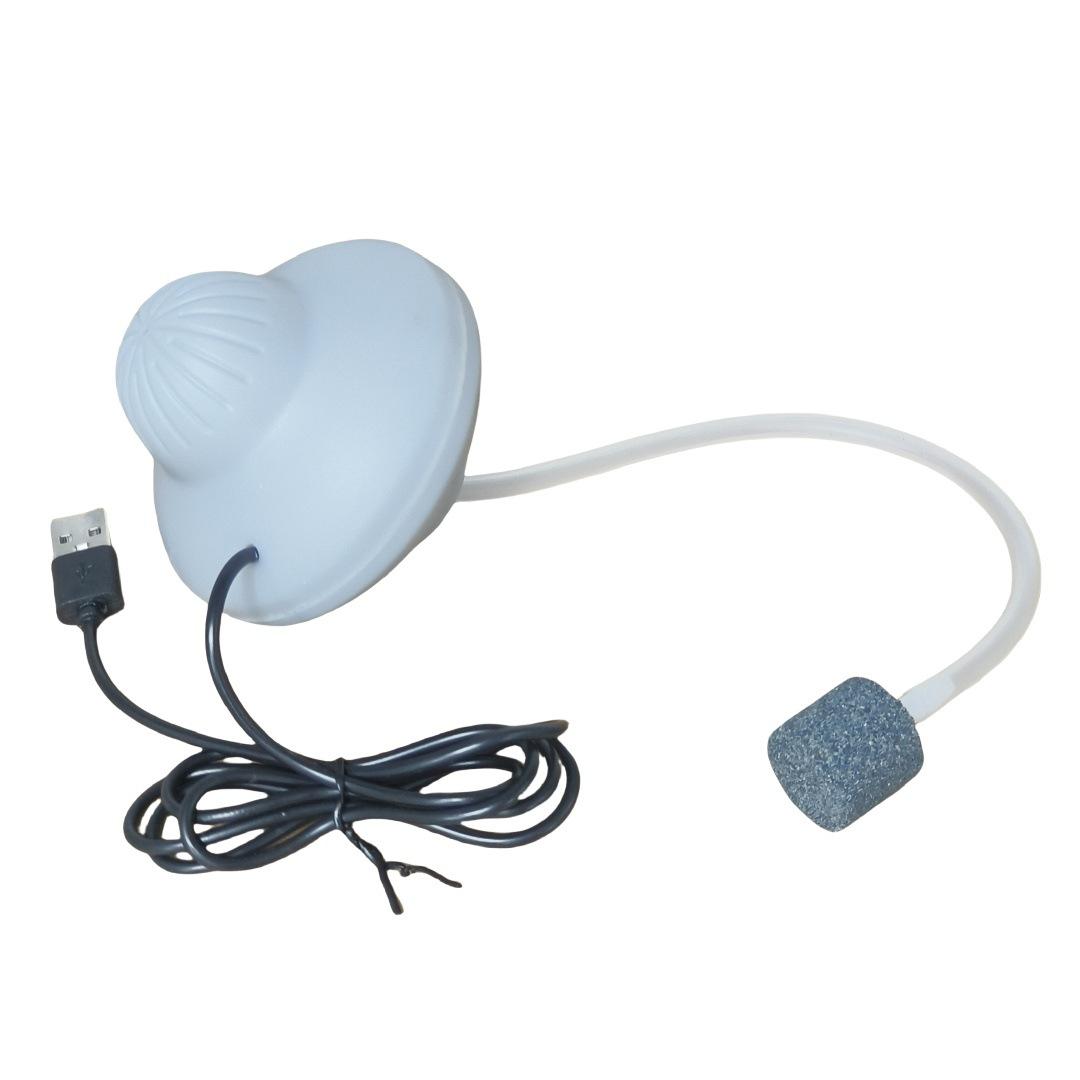 

1 шт. Плавающий аквариумный кислородный аппарат, Портативный USB-кислородный аппарат необычной формы для разведения рыбы на открытом воздухе