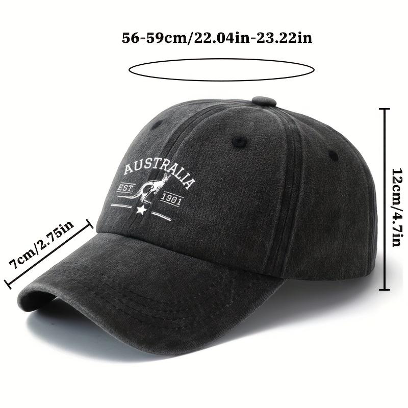 Fabric.MAKEFGE Unisex Australian Style Baseball Cap Kangaroo and Star Pattern Design Truck Cap