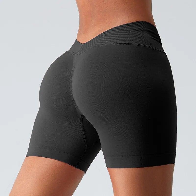 Lässige Mode Frauen Fitness Sport Shorts Hebe Hüften Nahtlose Laufen Eng Anliegende Übung Yoga Shorts Kleidung 30719