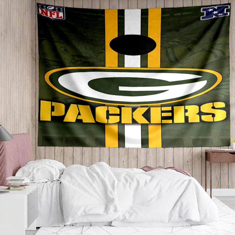 Green Bay Packers Pride Tapestry Accessories Playroom Tapestry, for Bedroom,Livingroom, Dormitory Room Wall Decor Fan Birthday Gifts