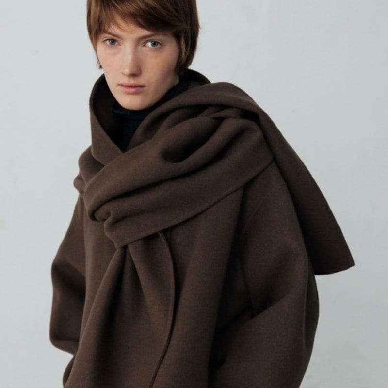 Carriere ÉCHARPE LARGE EN LAINE FAITE MAIN