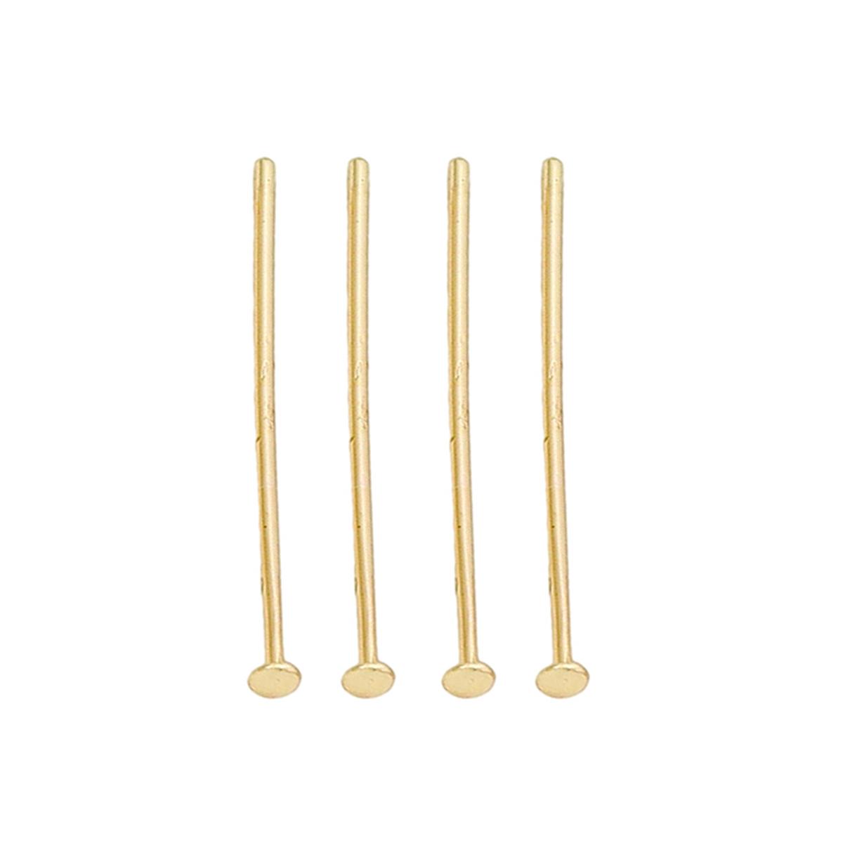 

10 шт. мідних шпильок з плоскою головкою 20-50 мм шпильки для ювелірних виробів. Виготовлення матеріалів своїми руками 30mm золотий
