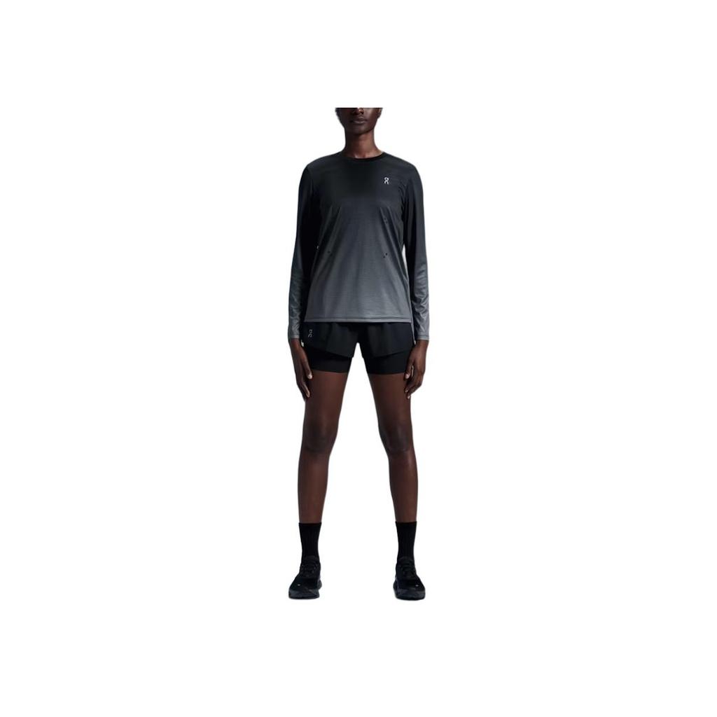 On Pace Comfortable Soft Skin-Friendly Sports Shorts Women shorts Iron-Black 1WE10252343