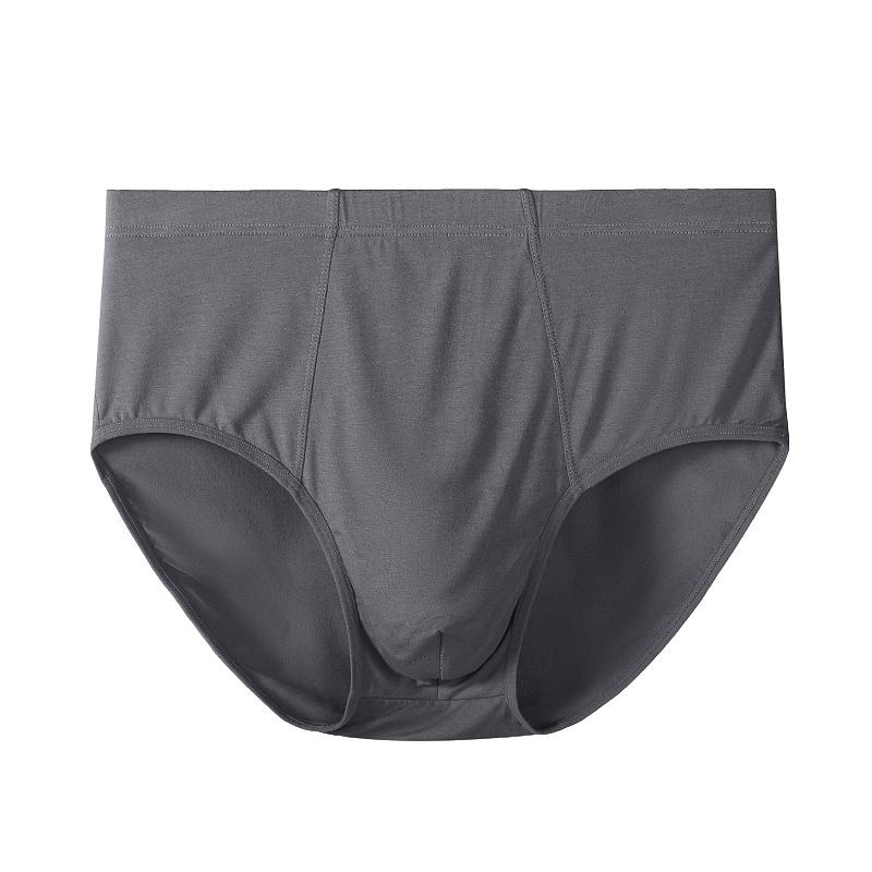 Men's High Waisted Triangle Underwear Middle-aged and Elderly Plus Size Underwear