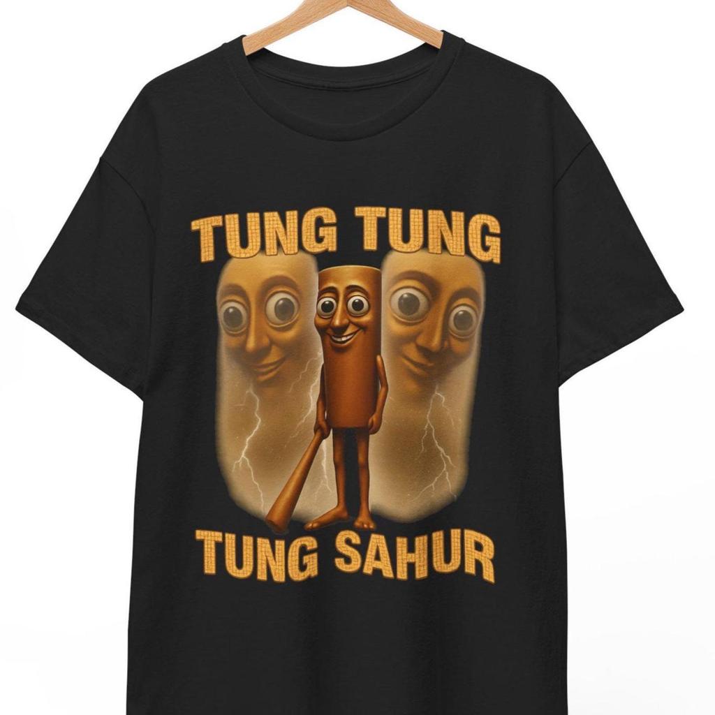 Tung Tung Sahur Baseball Meme Shirt, Funny Graphic Tee