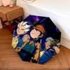 Inazuma Eleven  pattern, automatic folding umbrella, portable and foldable design, 8 ribs, a Christmas or birthday gift.