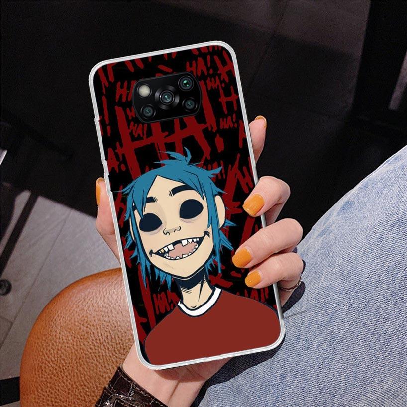 

Аниме чехол Gorillaz для Xiaomi Poco X7 X6 X5 Pro F7 Ultra Redmi 15C 15 13C 13 12C 12 10 10A 10C 9 9A 9C 9T Обложка Poco X7 X Redmi 12C