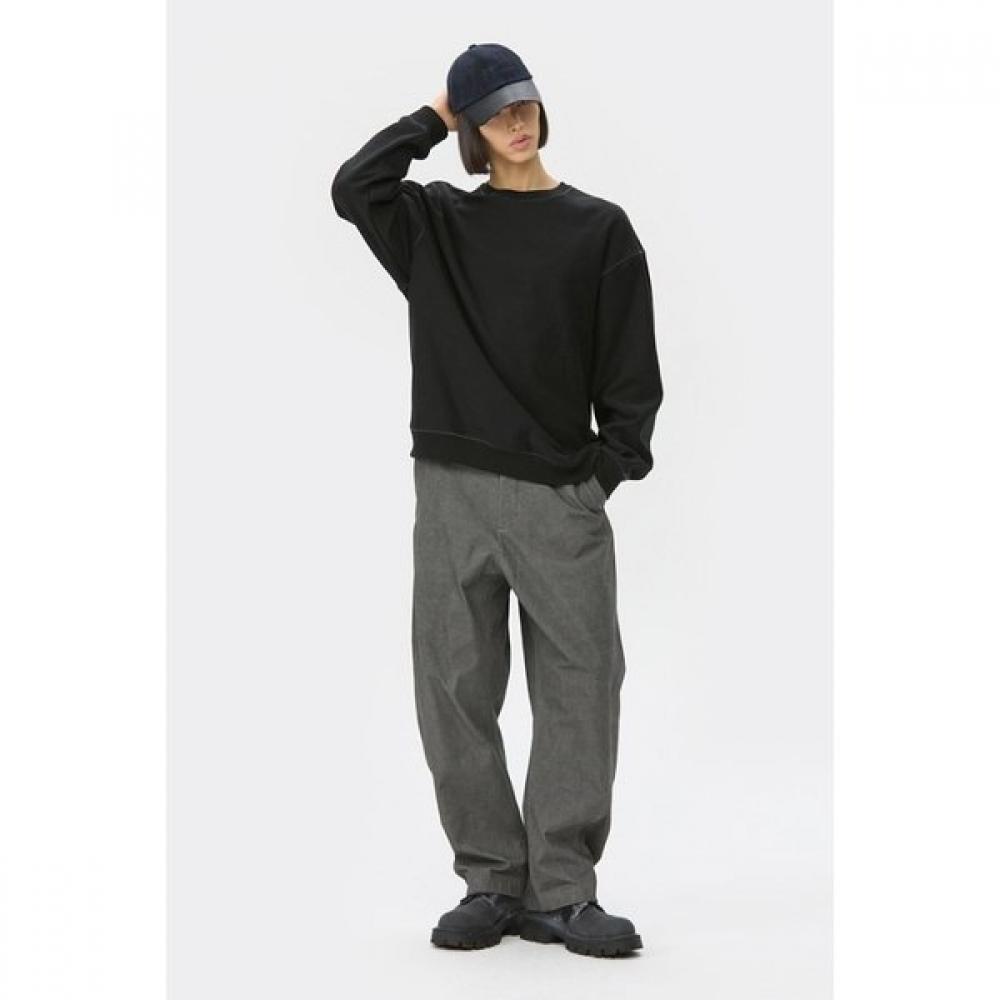 Customellow Black Stitch Sweatshirt Black Cwtaw25623bkx