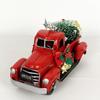Christmas Ornament Retro Car Model Xmas Tree Bell Decor Anti-Rust Paint Surface Home Office Decoration