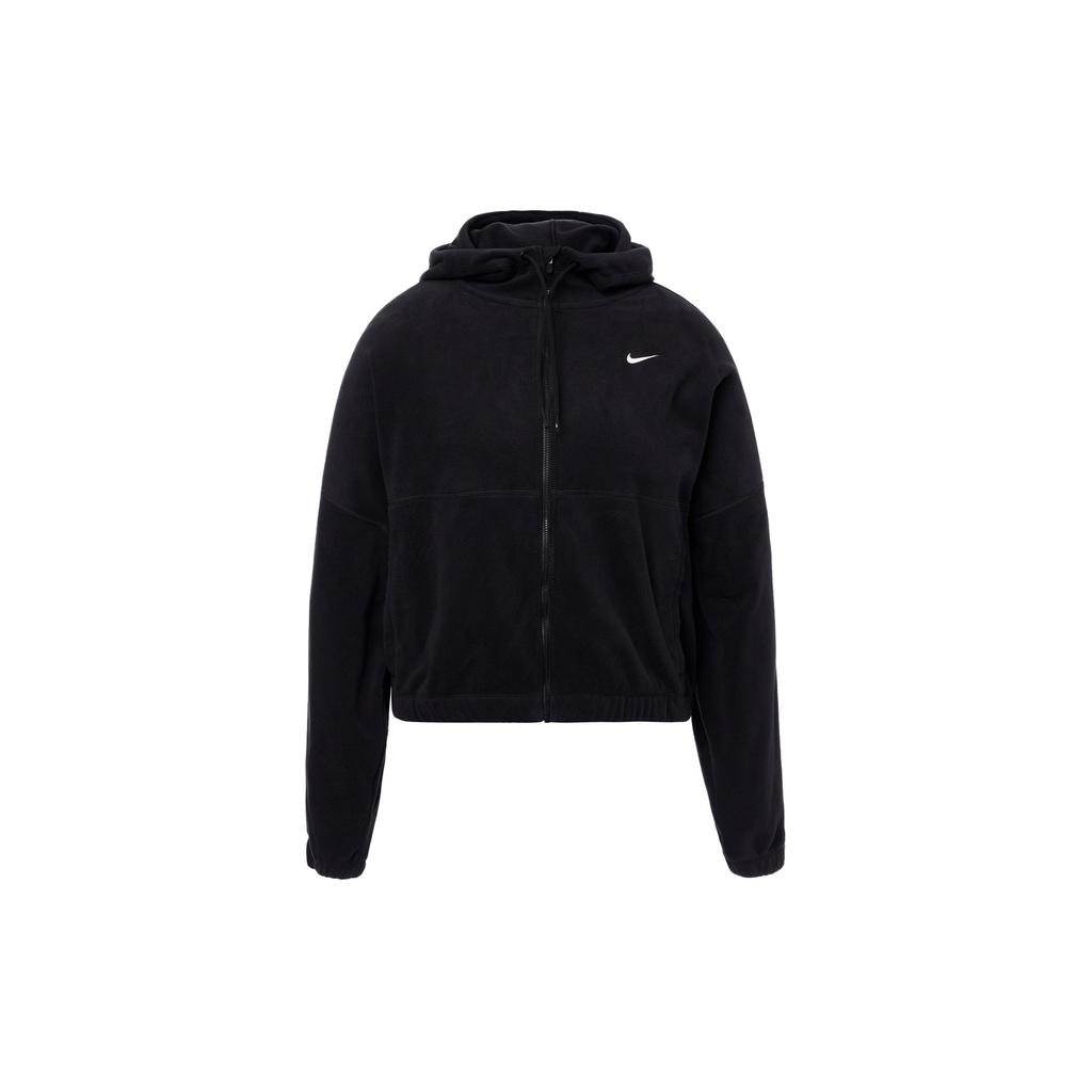 Nike Therma-FIT One Solid Hoodie With Zip Women Tops Black FB5639-010