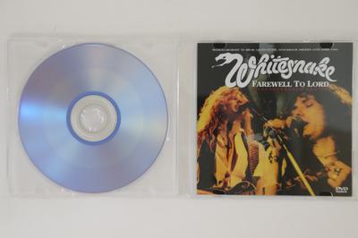 DVD WHITESNAKE - Farewell To Lord Mandagsborsen Mast NONE NOT ON LABEL Unknown Rock Used