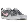Nike Court Borough Low Synthetic Leather Slip Resistant Abrasion Resistant Low top Skateboard Shoes Gray Pink Unisex 845104-008
