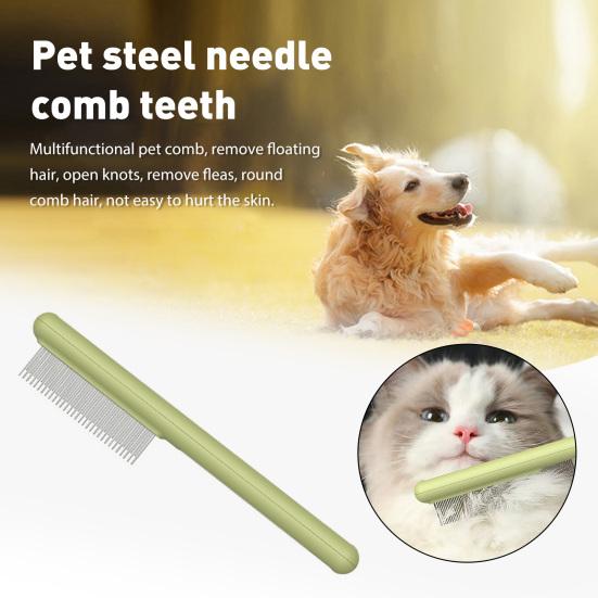 Pet Comb Gentle Dog Detangling Comb Multifunctional Cat Hair Remover Pet Grooming Accessory Pet Supplies