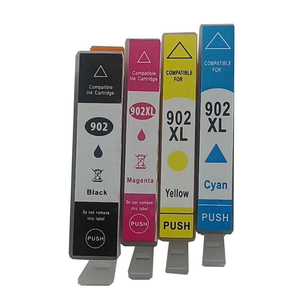 

4 xl 902 ink cartridges for hp officejet pro printer 69606968697069756978