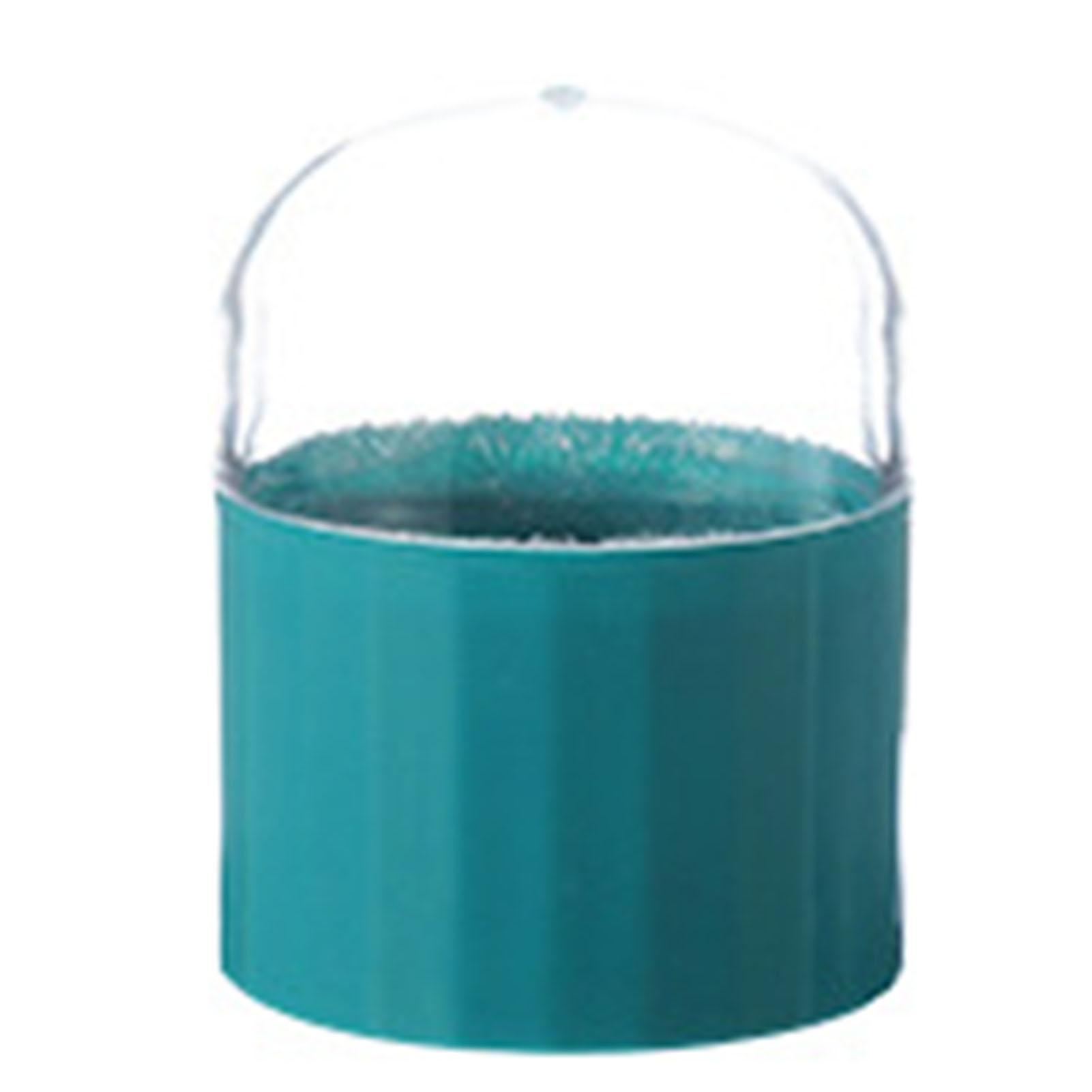 

Держатель для губки для макияжа, косметический органайзер для яиц и губок, чехол с прозрачной крышкой, портативный пылезащитный хол зелёный