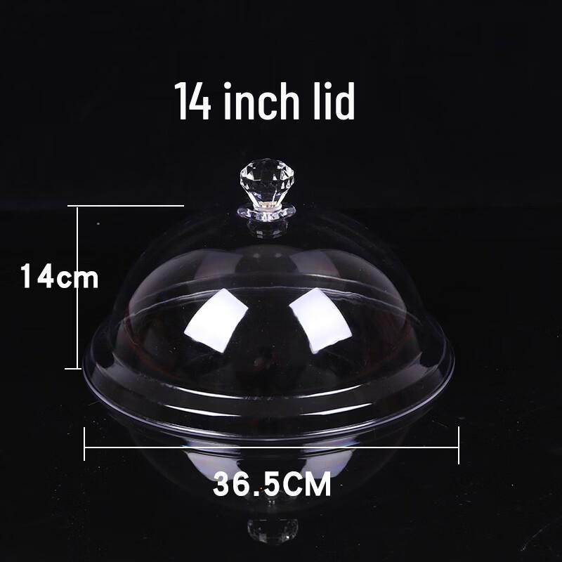 

Transparent Plastic Food Cover & Display Dome (2-Pack)