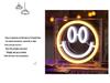 Neon LED Smiley Face Light Bar for Room Decoration