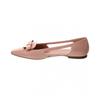Salvatore Ferragamo Ferragamo Terea Leather Flat Pink