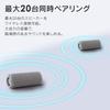 IRIS OHYAMA Speaker Hours Continuous Playback Waterproof IPX5 Waterproof Standard Pairing 20 Devices Simultaneously Small Waterproof Bluetooth