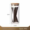 Borosilicate Glass Storage Jar with Bamboo Lid for Cereals, Grains, and Coffee Beans