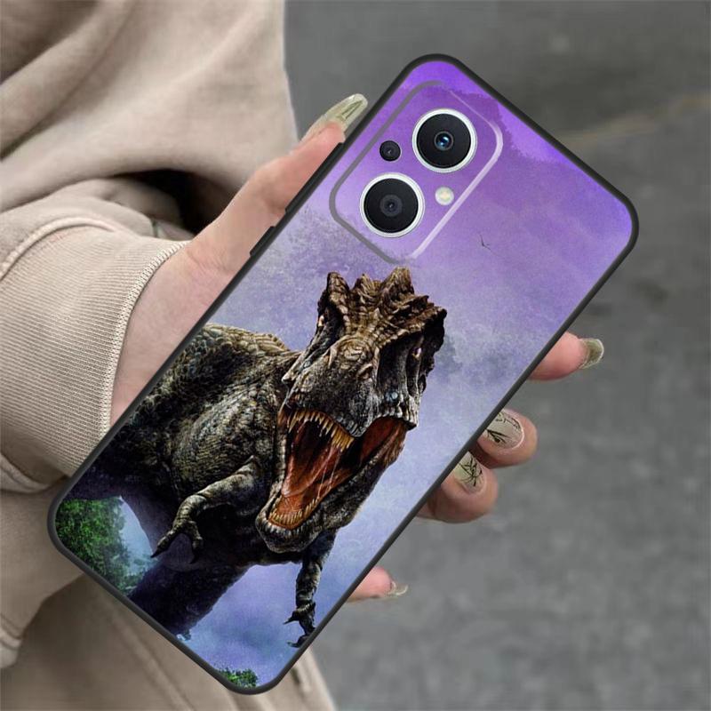 Dinosaur Case For OPPO Reno 8T 13F 14F 12F 11F 10 12 13 14 Pro 7 8 Lite OPPO Find X8 X6 X9 Pro Cover