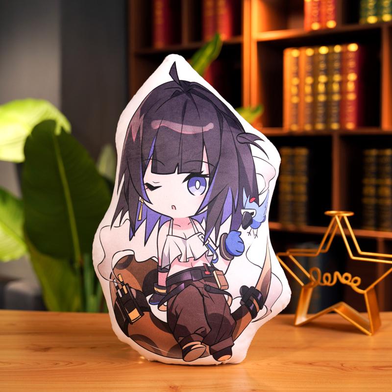 Non-Toxic 45Cm Arknights Pillow Game Amiya Lappland Gladiia Pillow Double Sided Printing Cushion Plushies Cute Fans Gifts Home Decoration