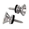 10 peças de travas de alça de guitarra de metal botões de alça de guitarra pino de trava de extremidade baixo elétrico guitarra segurança straplocks duradouros