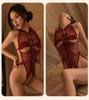 Plus Size Lace Role-Play Lingerie Bodysuit
