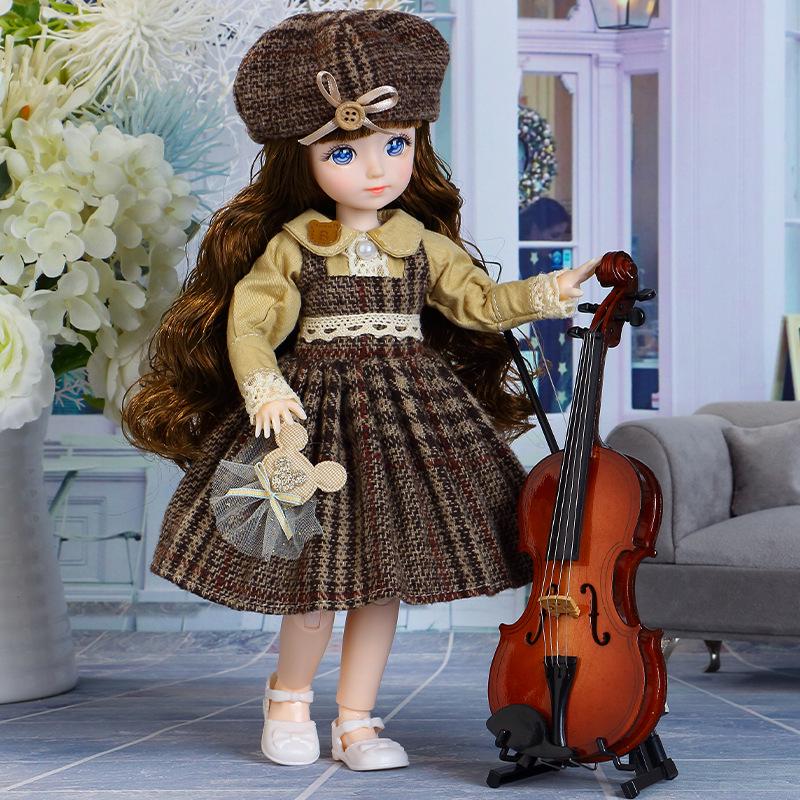 30cm 6-point 12-inch BJD Doll - Princess Playhouse Toy, Perfect Birthday Gift for Girls