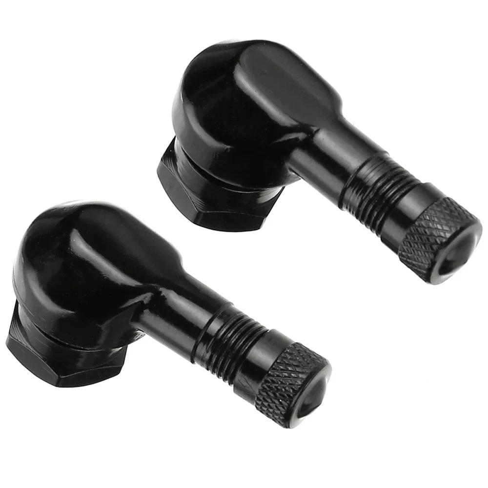 2Pcs 90 Degree Universal Motorcycle Aluminum Wheels Tire NCY Leak-proof TWPO Valve Caps CNC Motorcycle Tire Valve Stems