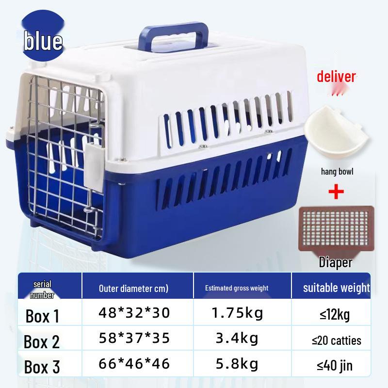 Portable Pet Travel Carrier: Airline-Approved Cage for Cats and Dogs (Various Sizes)