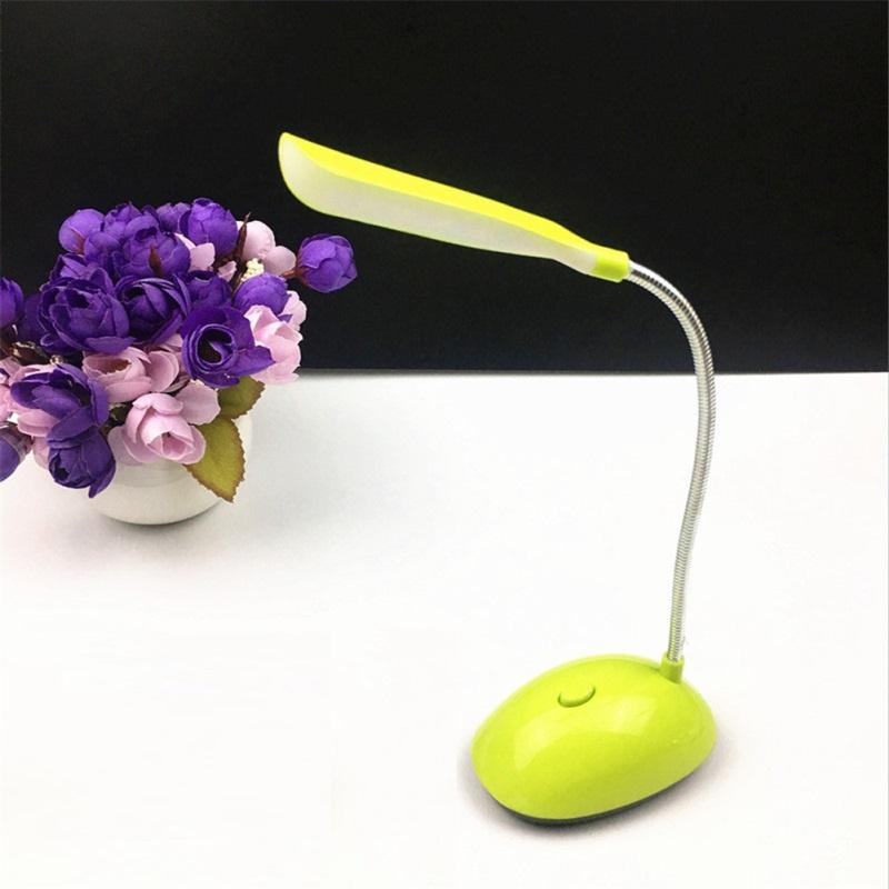Drahtlose LED-Schreibtischlampe, batteriebetrieben, um 360 Grad drehbar, höhenverstellbar, flexibles Rohr, weich
