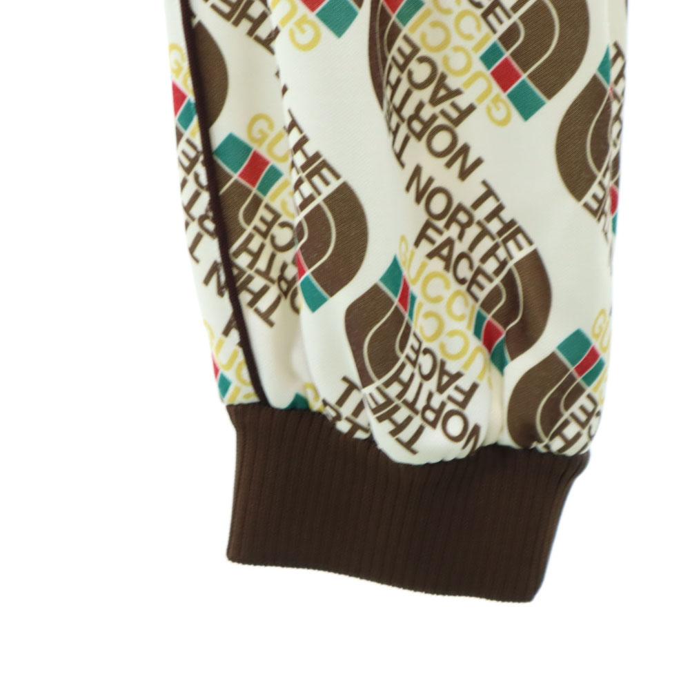 Nieużywane GUCCI Made in Italy kolaboracja North Face Spodnie dresowe z logo Total Męskie Używane