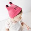 Cartoon Baby Hats Cat Knitted Cap Beard with Ears Winter Warm Newborn Caps Beanies Wool Girls Boys Hats Crochet